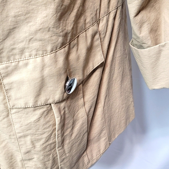 Liz Claiborne axçess Plus Size Lightweight Peacoat Style Jacket Size 20W  #291 - Picture 5 of 7